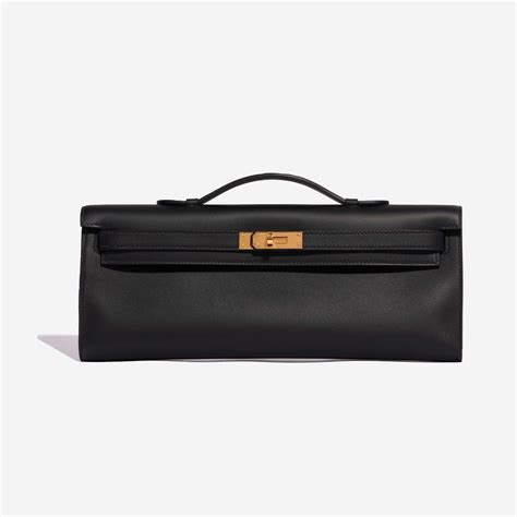 hermes kelly cut black|hermès kelly cut price 2023.